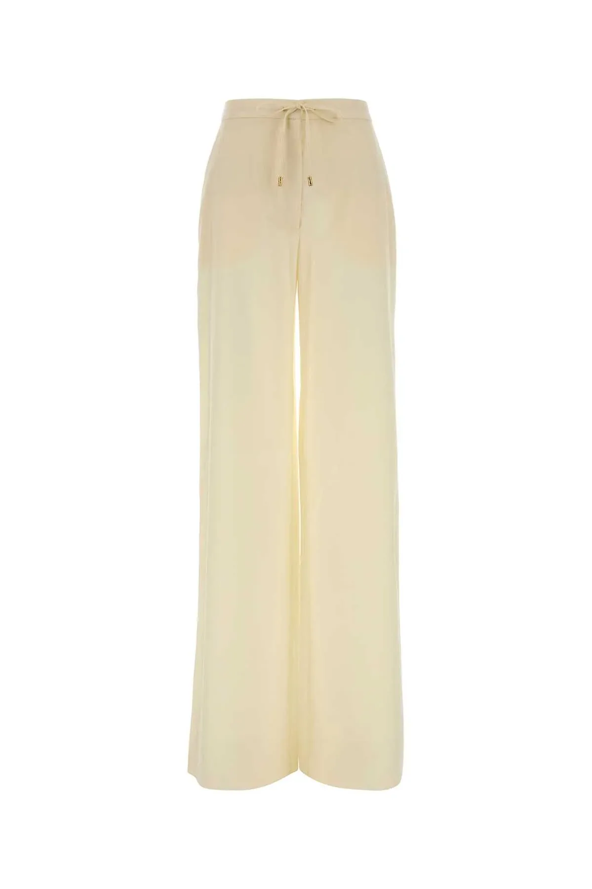 Wide-Leg Wool Trousers