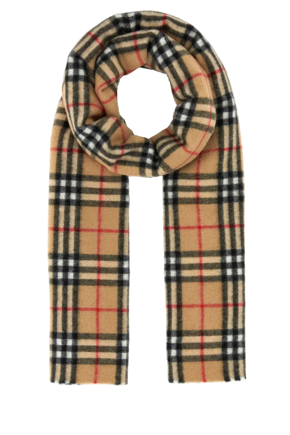 Cashmere Check Scarf