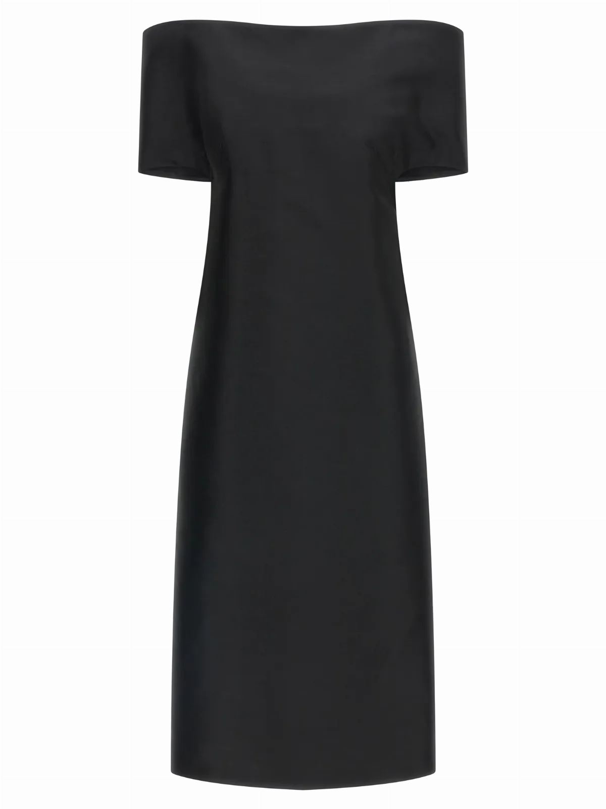 Off-Shoulder Silk Blend Dress