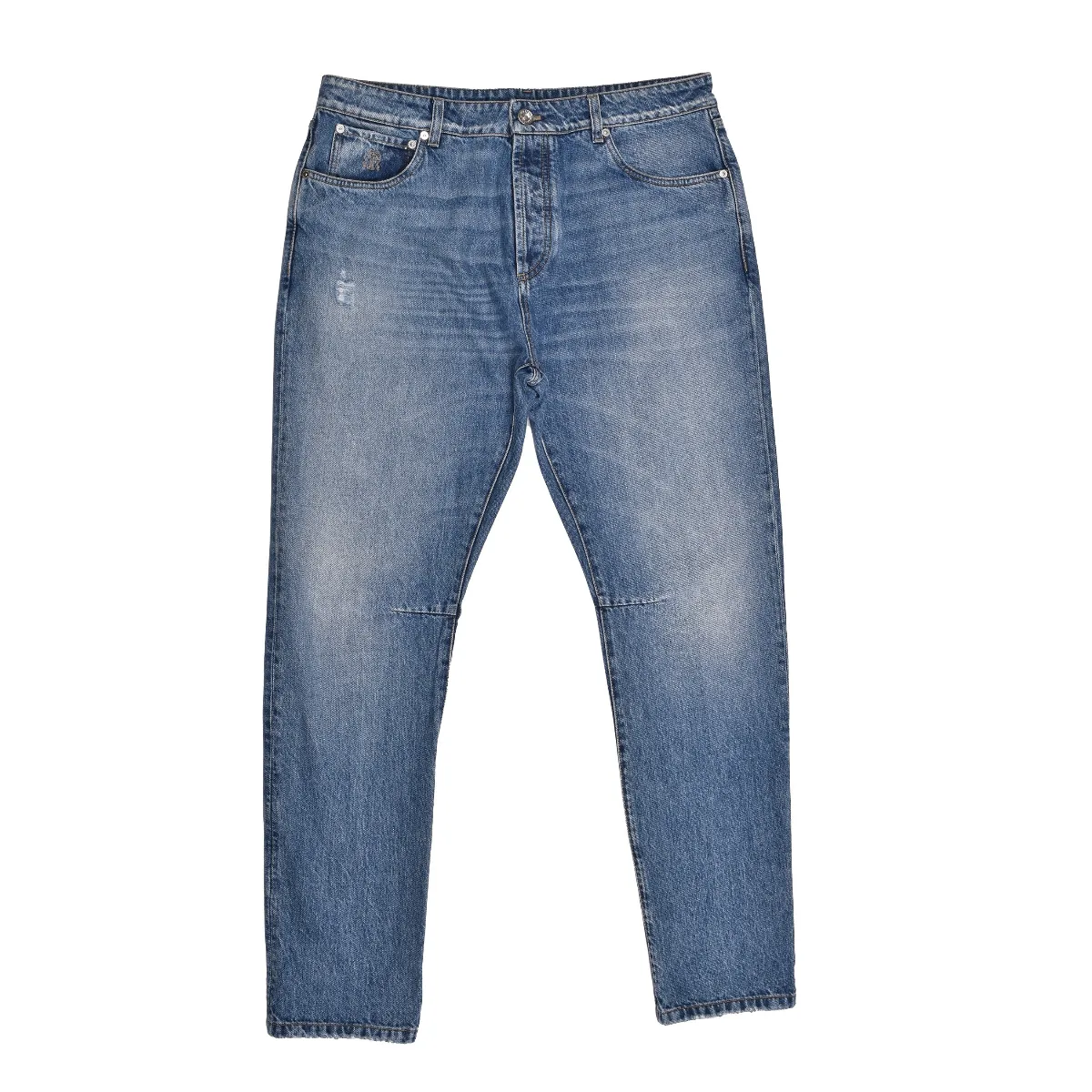 Relaxed-Fit Vintage Wash Jeans