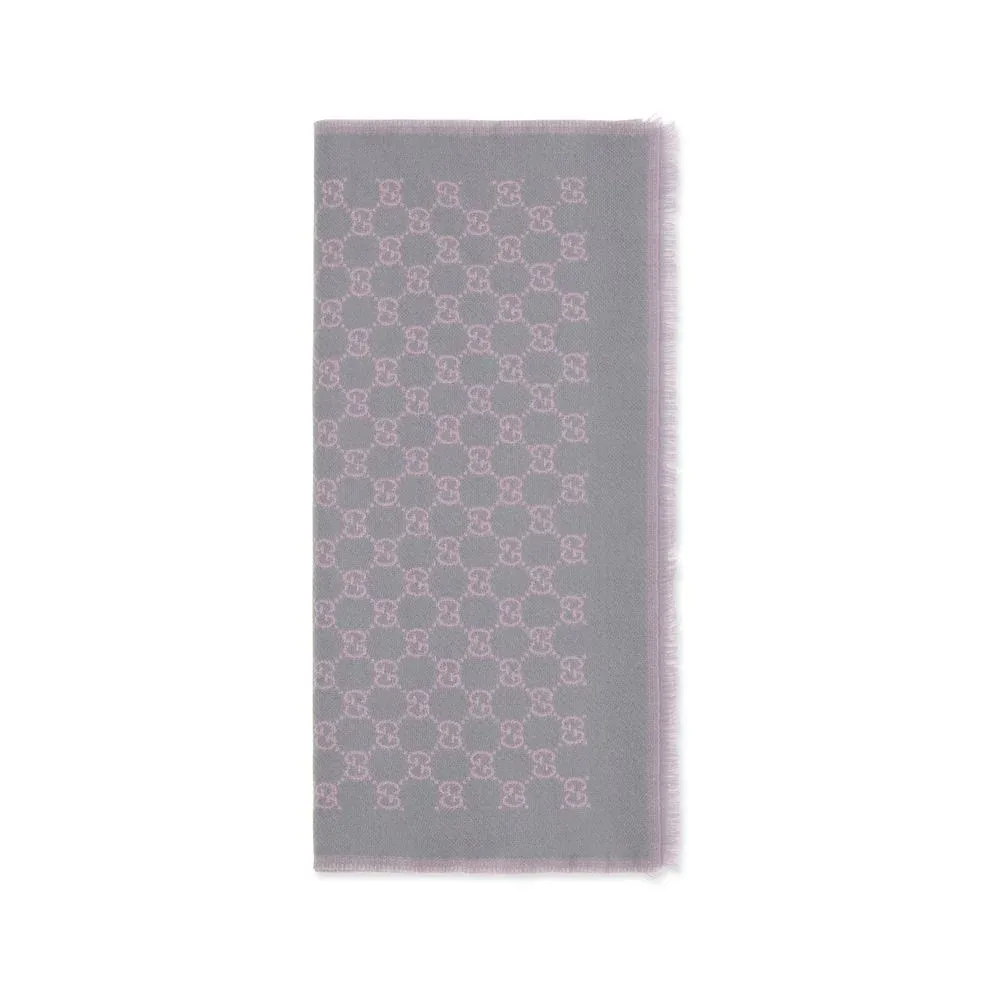 GG Monogram Wool Scarf