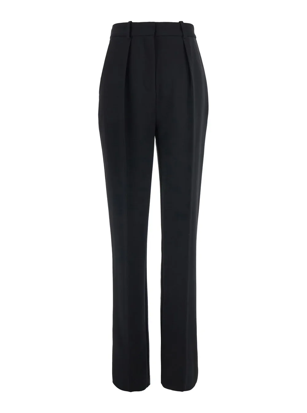 Pleated Crepe Trousers