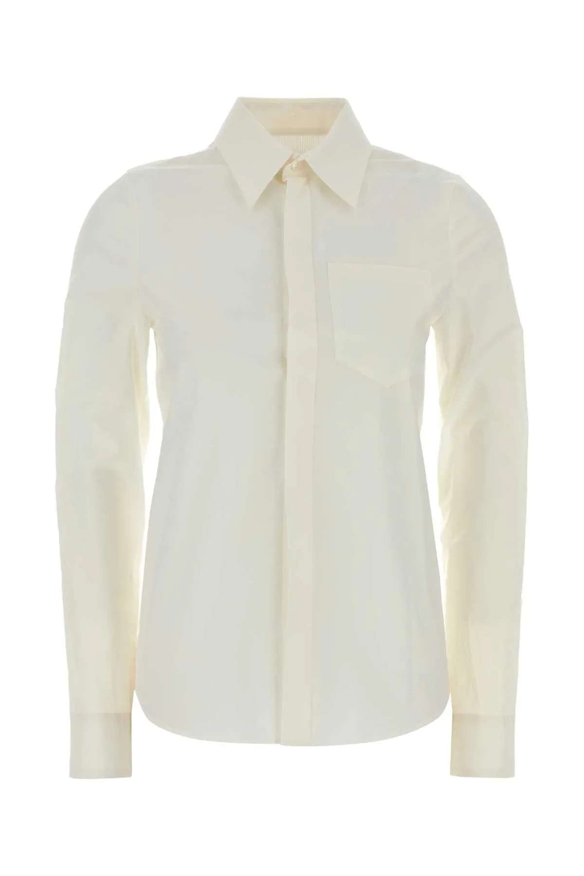Poplin and Stretch Knit Shirt
