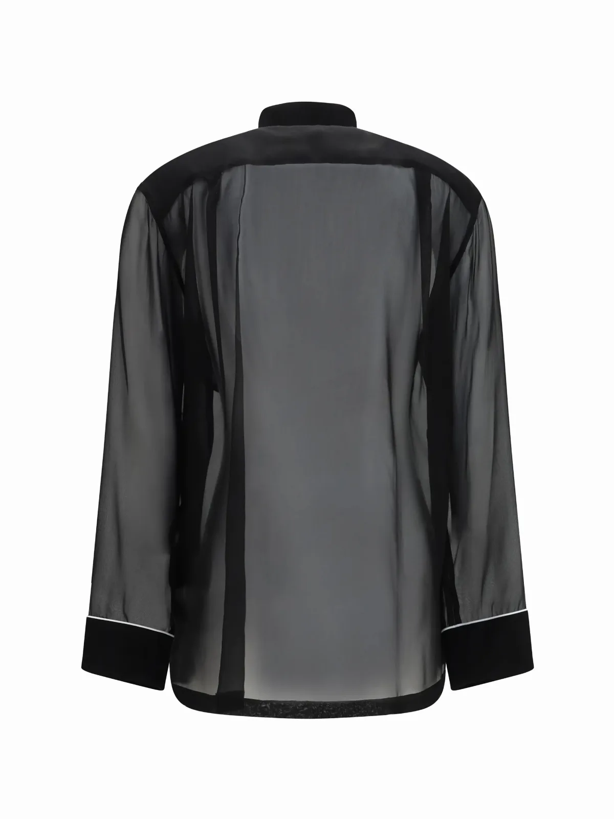 Sheer Silk Chiffon Shirt