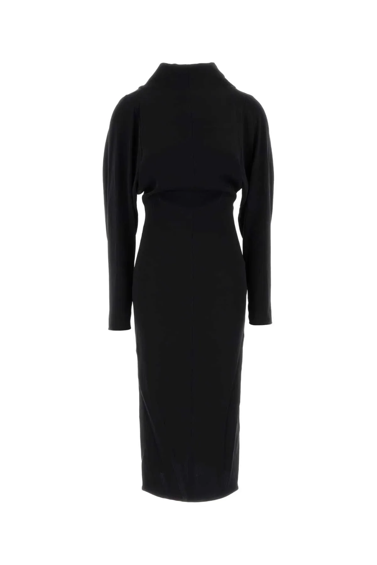 Turtleneck Midi Dress