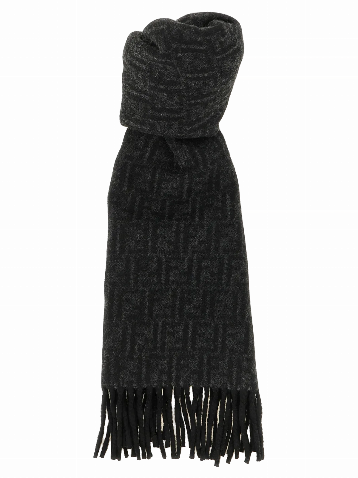 FF Zucca Wool-Cashmere Scarf