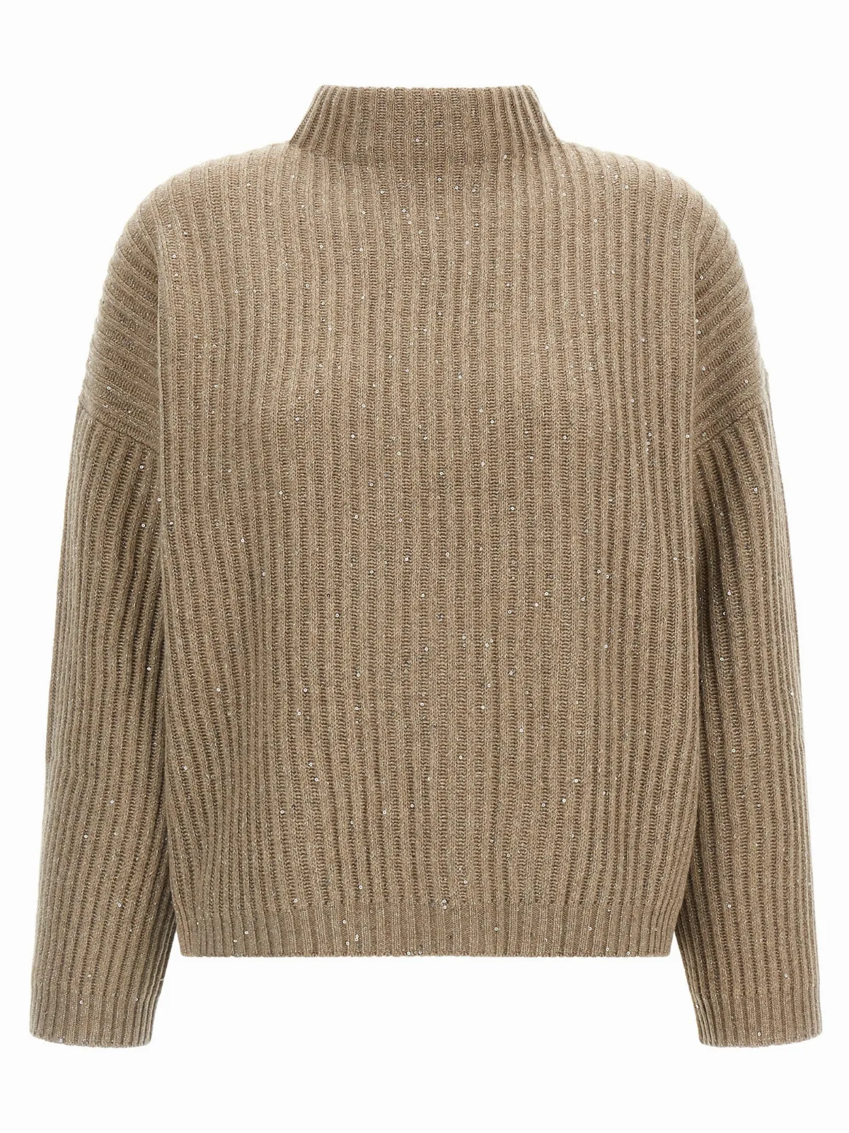 Cashmere Blend with Micro-Sequins Sweater