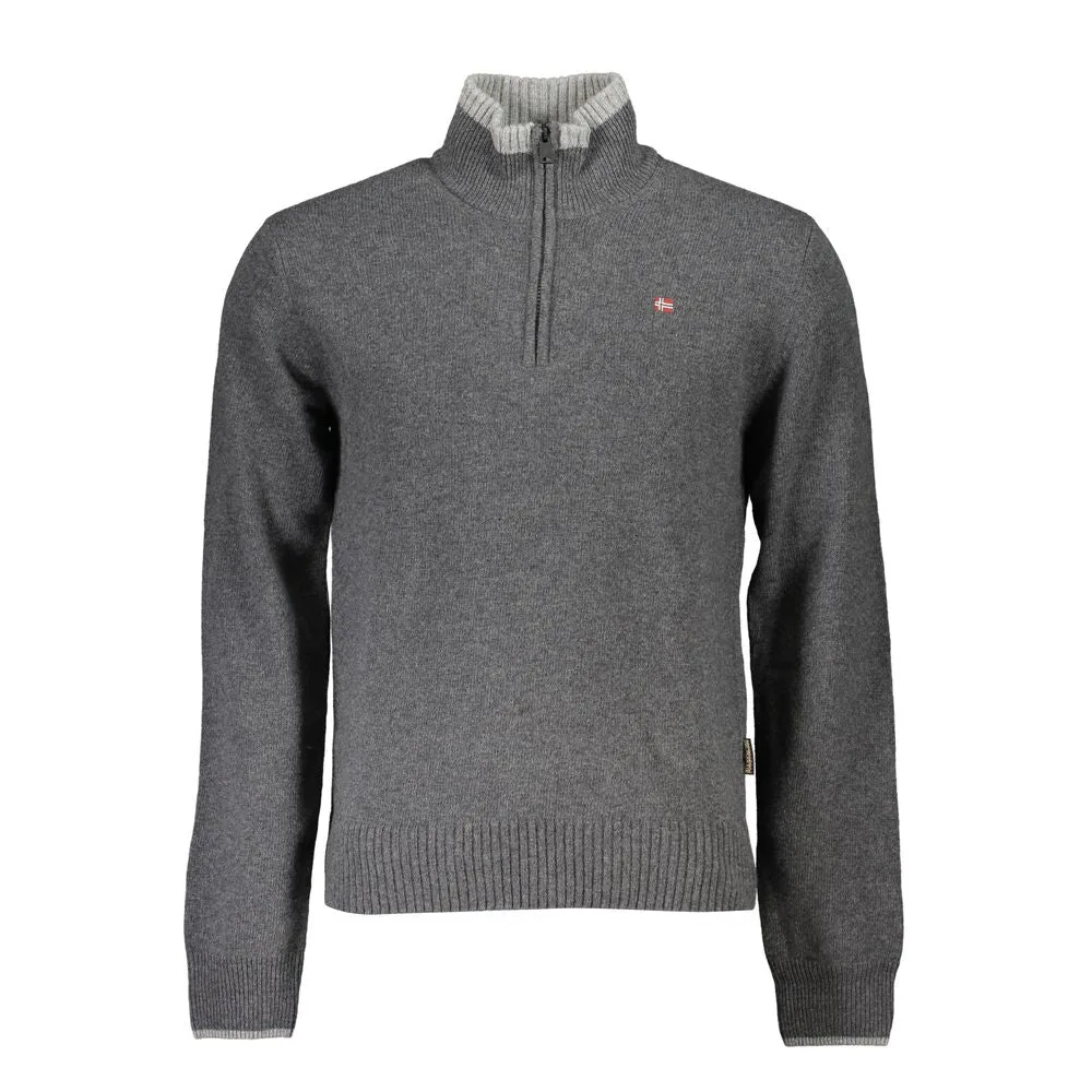 Half-Zip Cotton-Blend Sweater by Napapijri