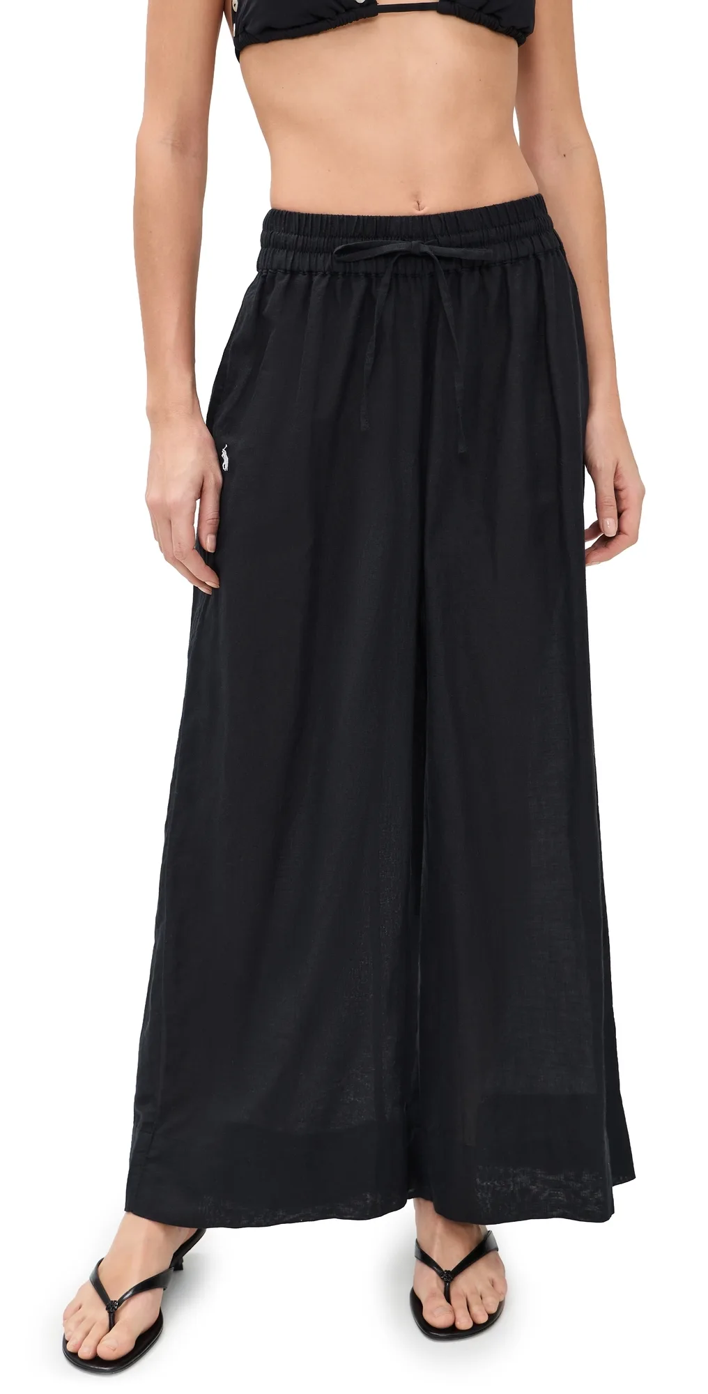 Smocked Pull On Pants