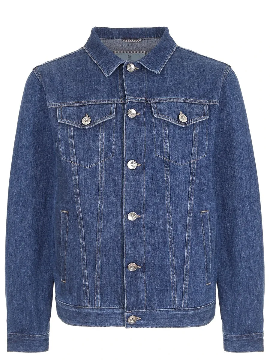 Denim Western-Style Jacket