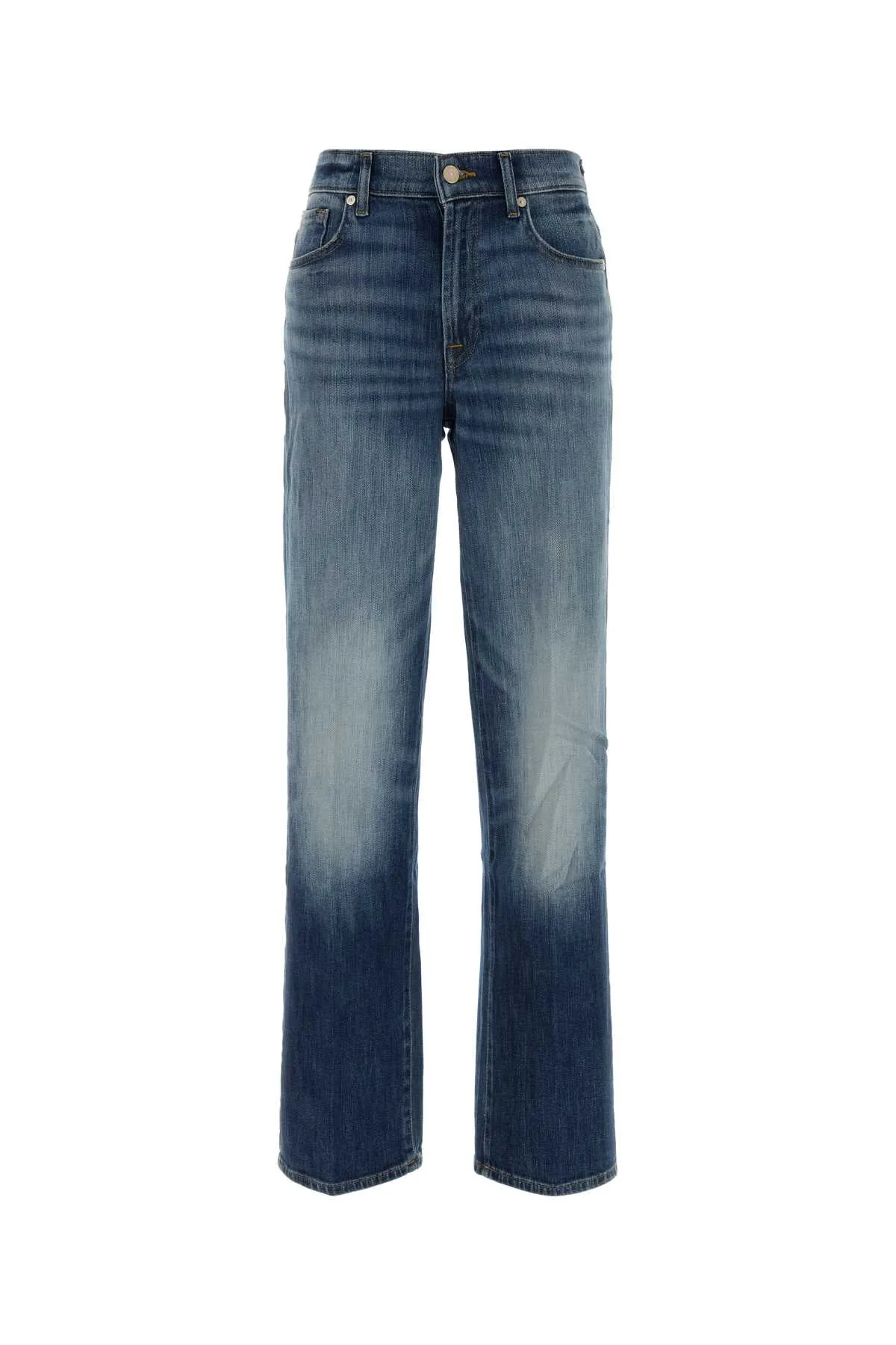 Stove Pipe Straight Jeans