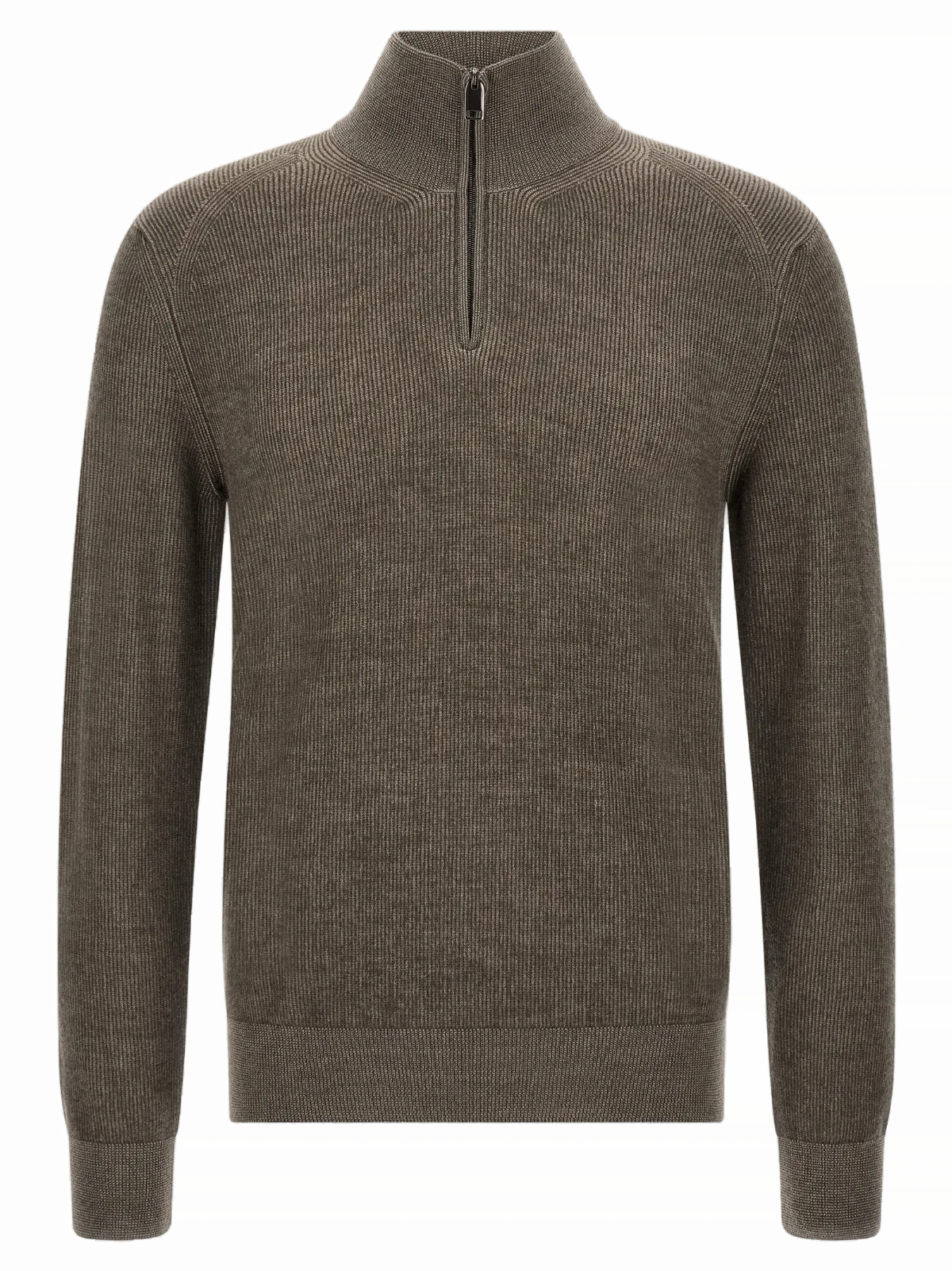 Cashmere and Wool Half-Zip Sweater
