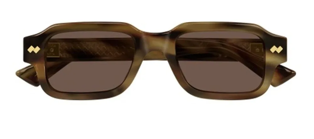 BV1442S Striped Acetate Sunglasses