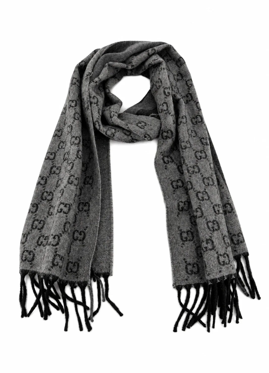 Monogram Wool Scarf