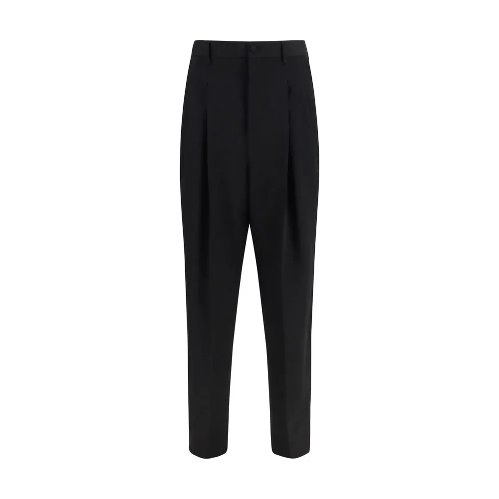 Wool Gabardine Trousers