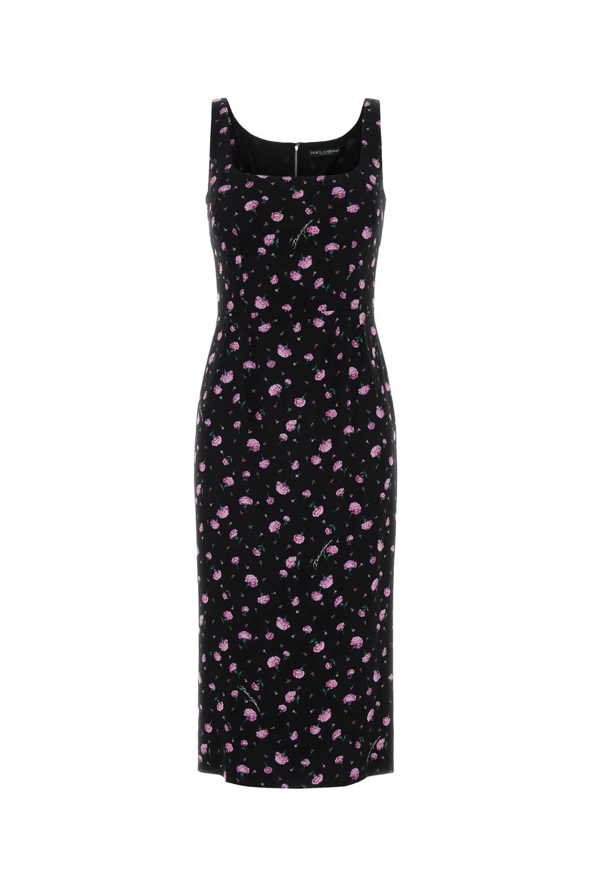 Printed Stretch Silk Dress