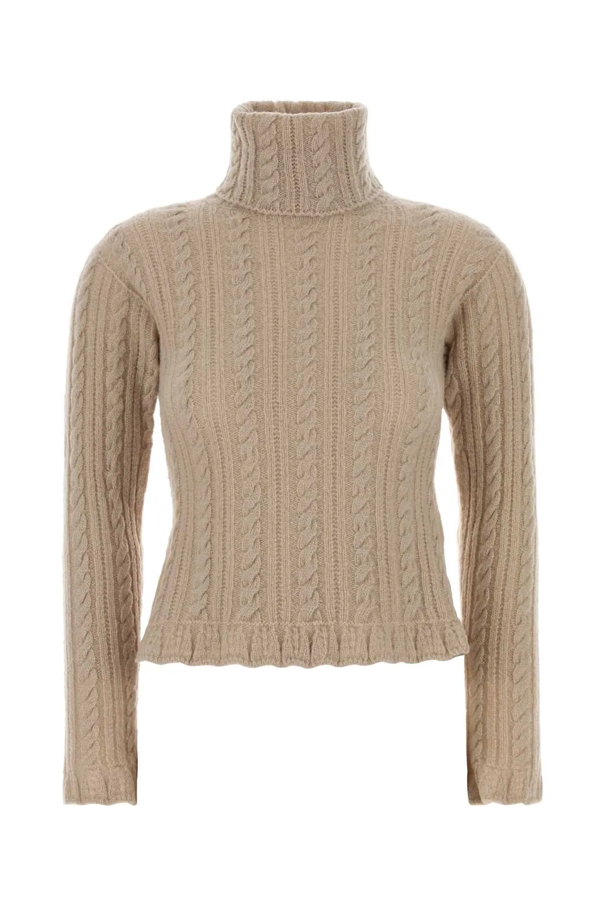 Grenoble Cable-Knit Wool Blend Sweater