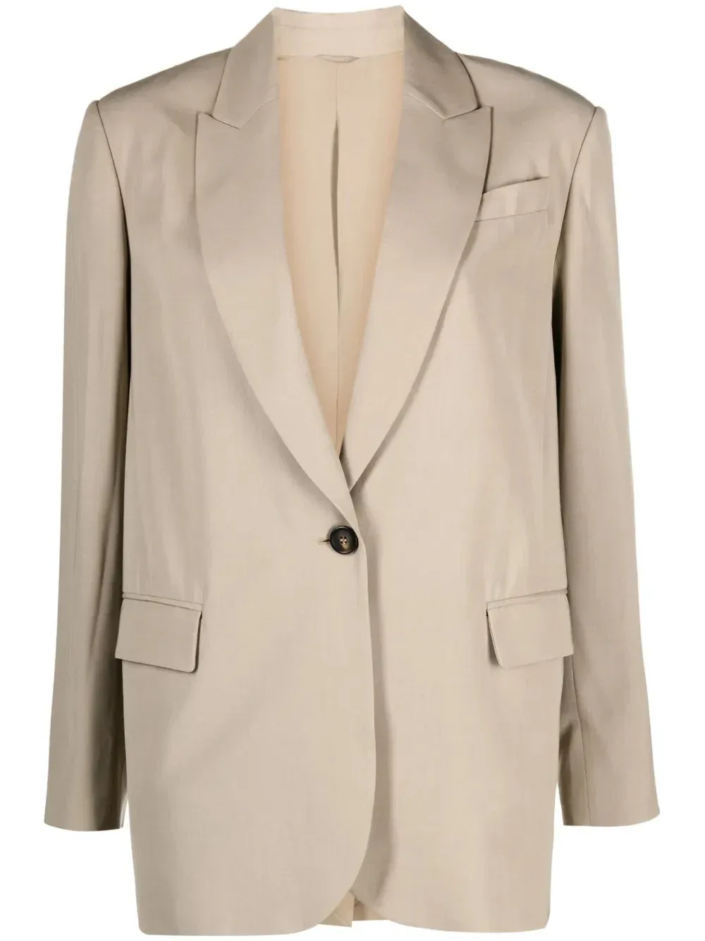 Single-Button Tailored Blazer