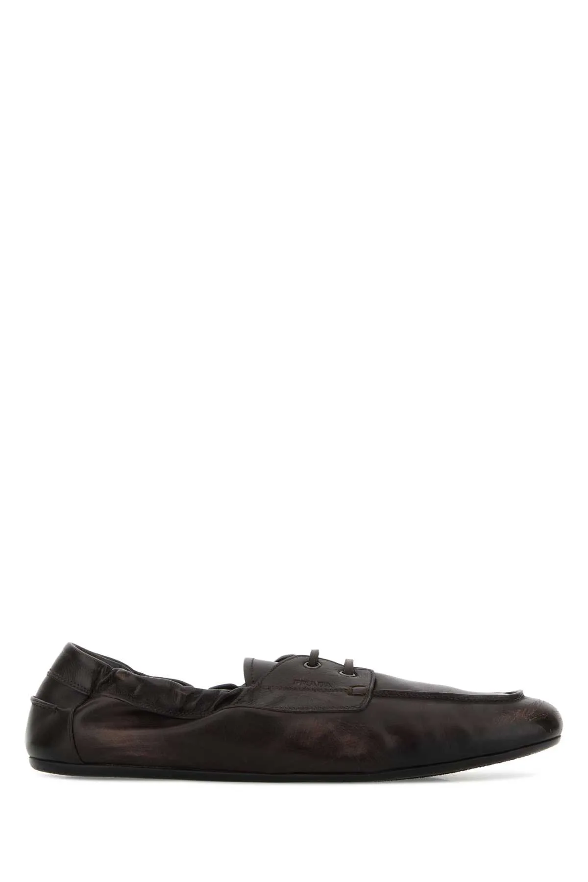 Dark Brown Leather Loafers