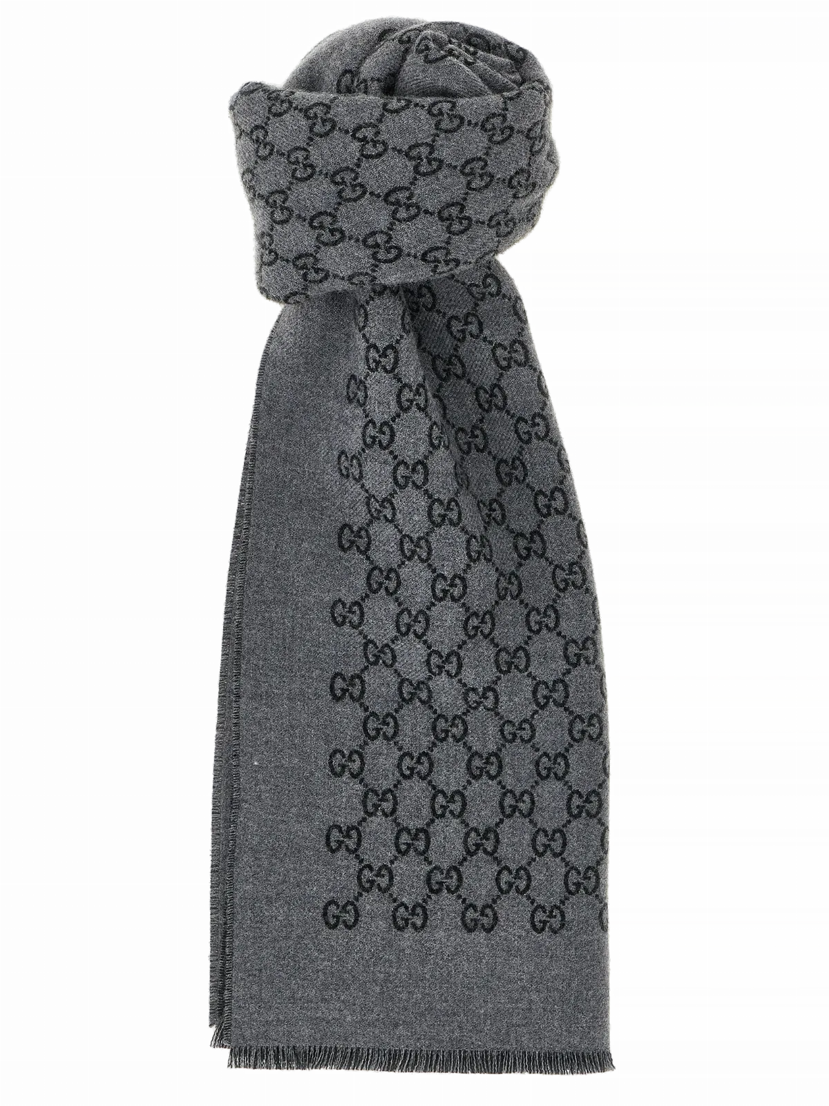 Gucci Logo-Jacquard Wool Scarf