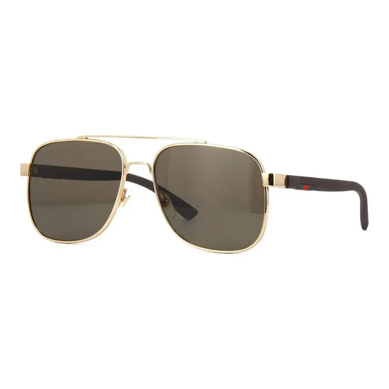 GG0422S Gold Metal Frame Sunglasses