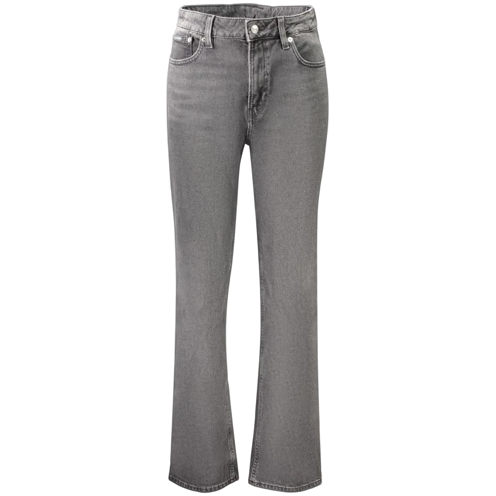 High-Rise Straight Jeans