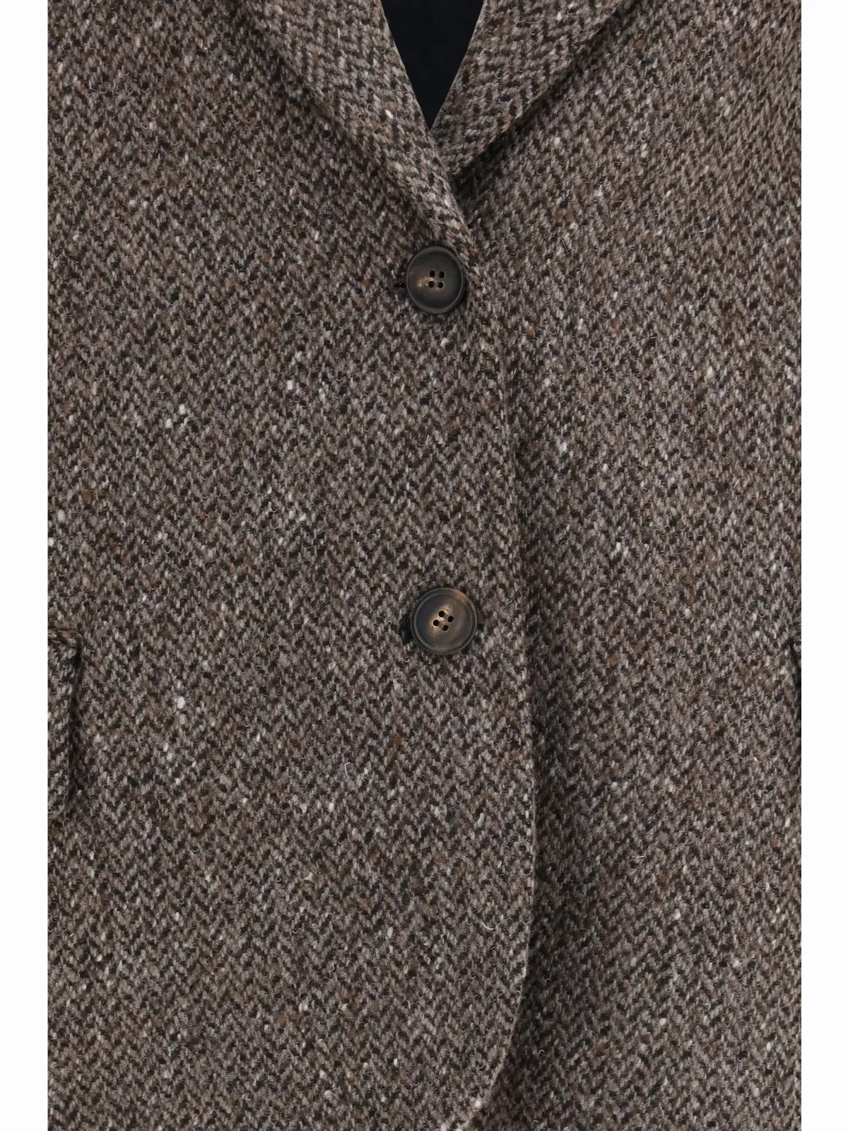 Virgin Wool Herringbone Blazer by BRUNELLO CUCINELLI