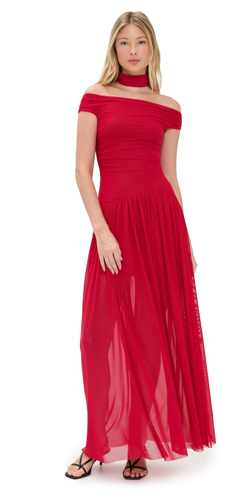 Deija Off Shoulder Maxi Dress by Bec + Bridge