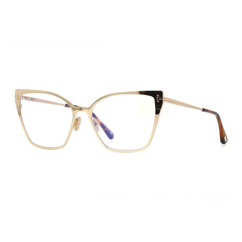 FT6051-B028 Cat-Eye Metal Frame Eyeglasses