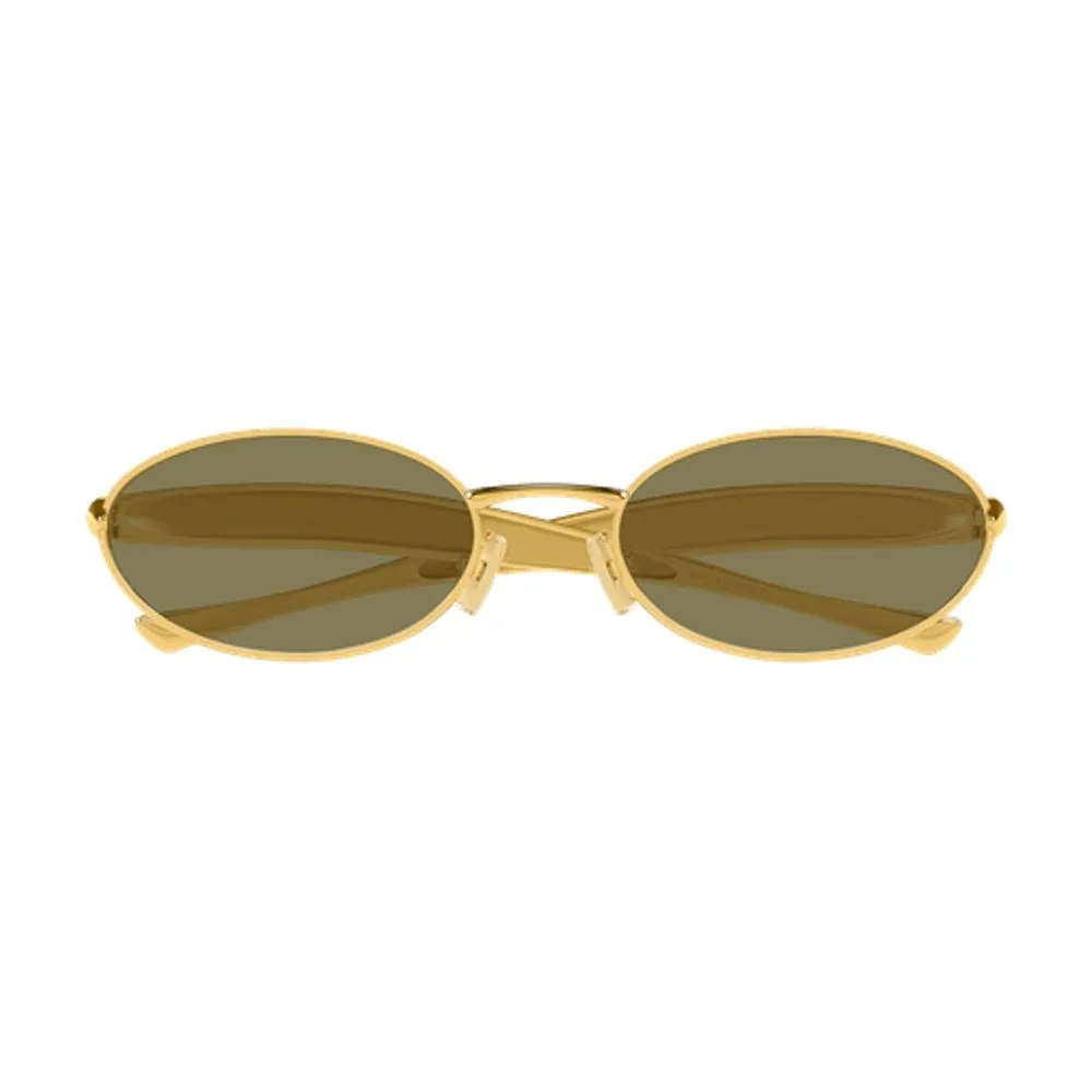 BV1386S Metal Oval Sunglasses