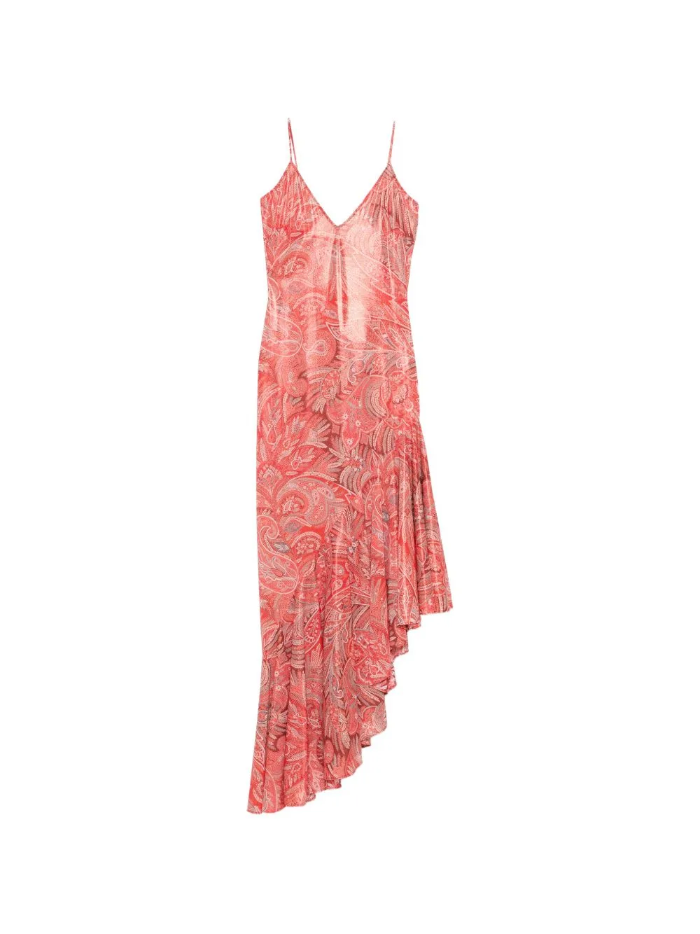 Printed Asymmetric Dress