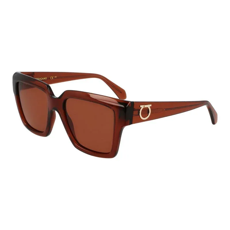 Ferragamo Square Full Rim Sunglasses