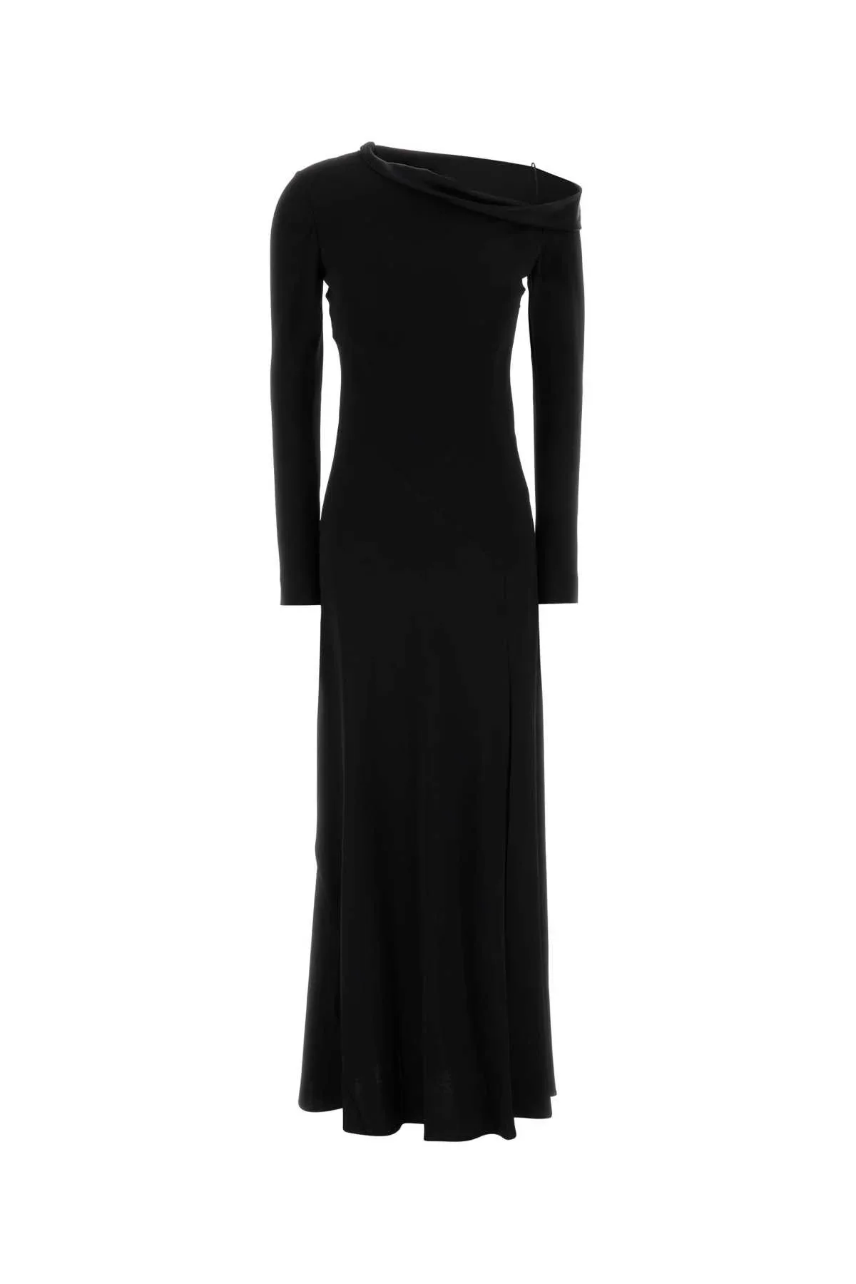 Crepe Long Dress