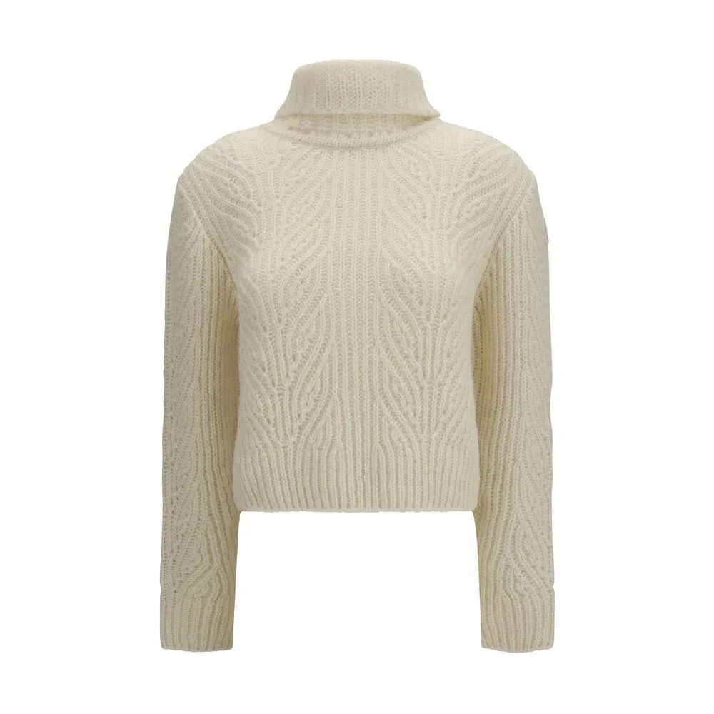 Cable-Knit Alpaca-Blend Turtleneck Sweater