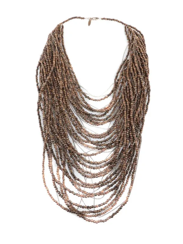 Multi-Strand Beaded Necklace