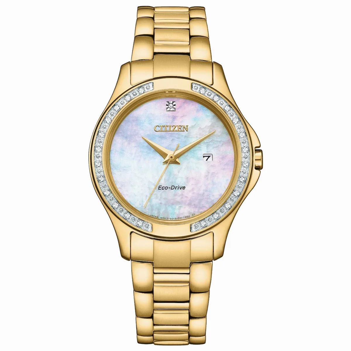 Crystal-Set Eco-Drive Watch by Citizen