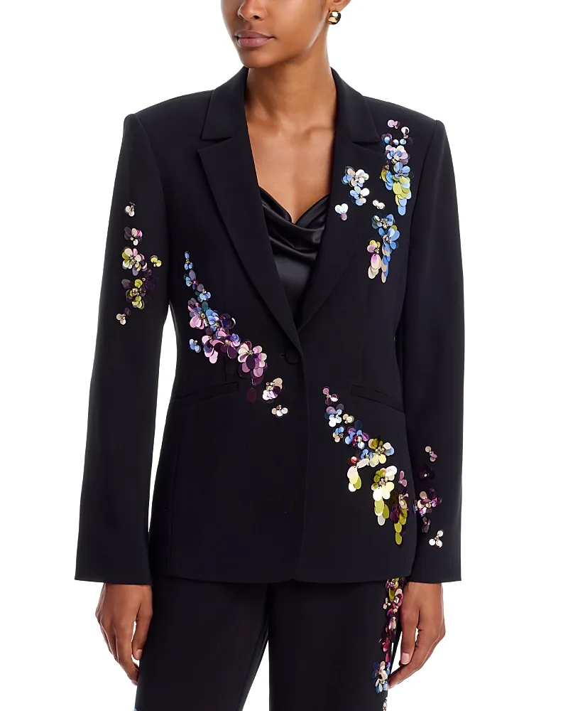 Karlie Waterfall Paillettes Blazer