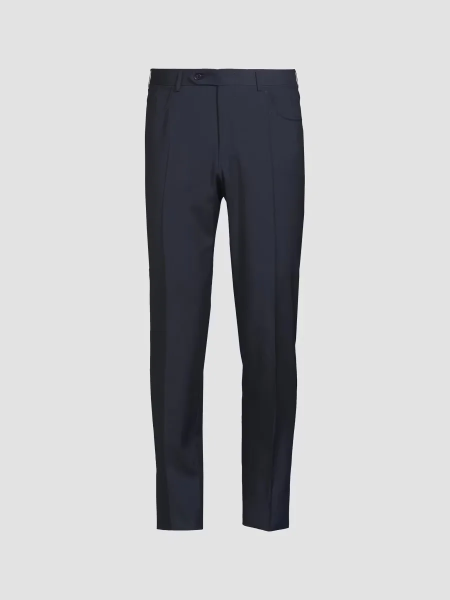 Classic Solid Dress Trousers