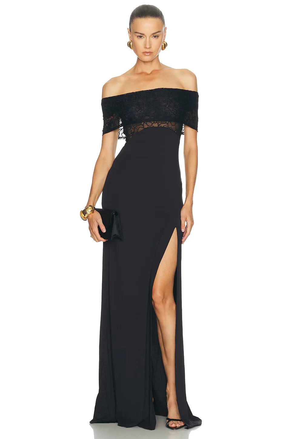 Anemone Lace Long Dress