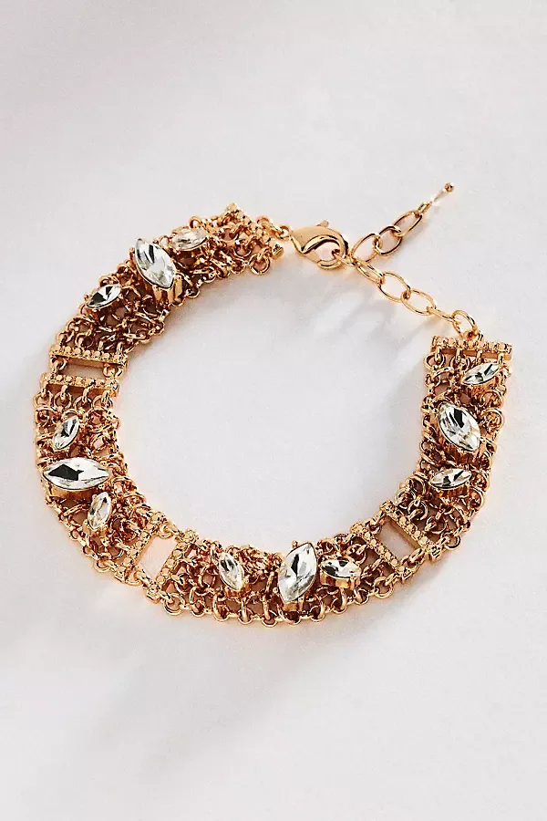 Crystal Chainmail Bracelet