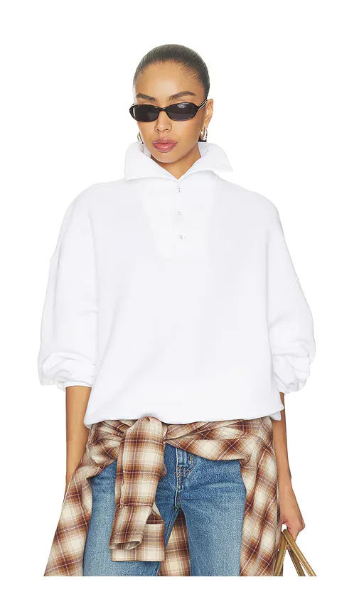 Arctic Fleece Mock Neck Sweatshirt