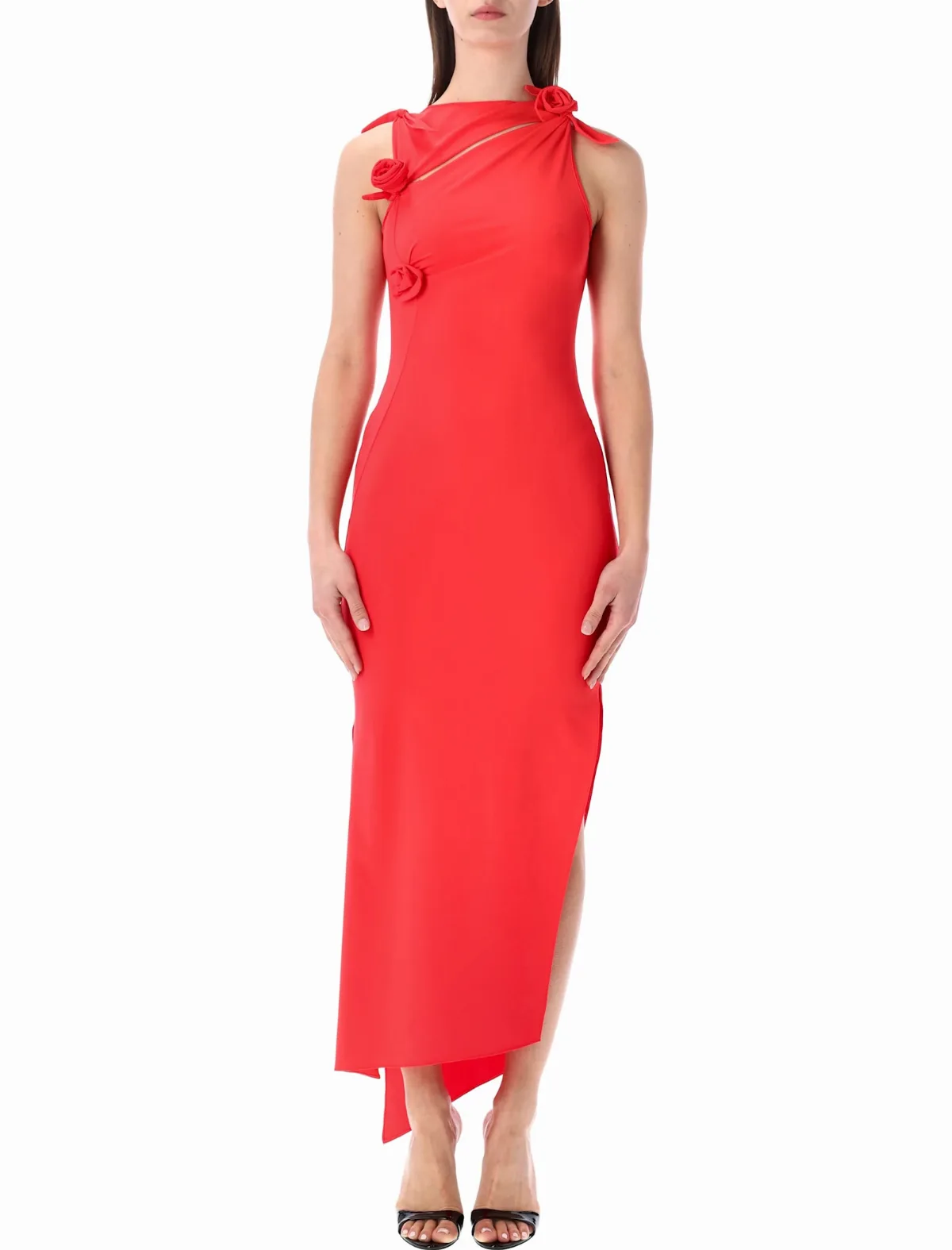 Asymmetric Flower Gown