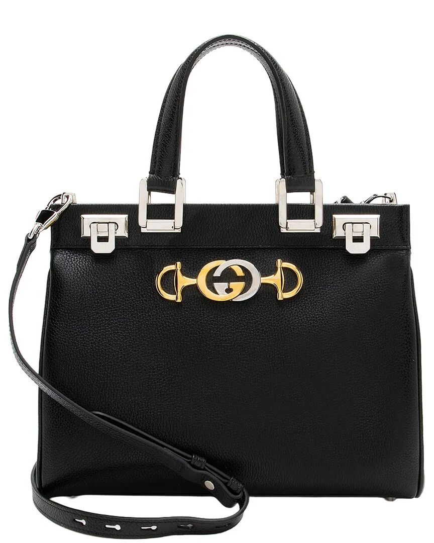 Black Leather Zumi Small Tote (authentic Pre-Loved)