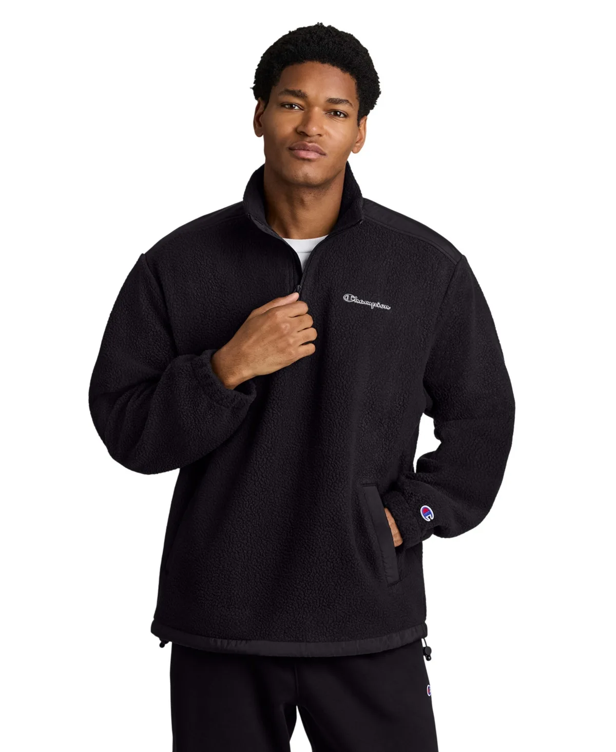 Polar Fleece Quarter-Zip Pullover by Champion