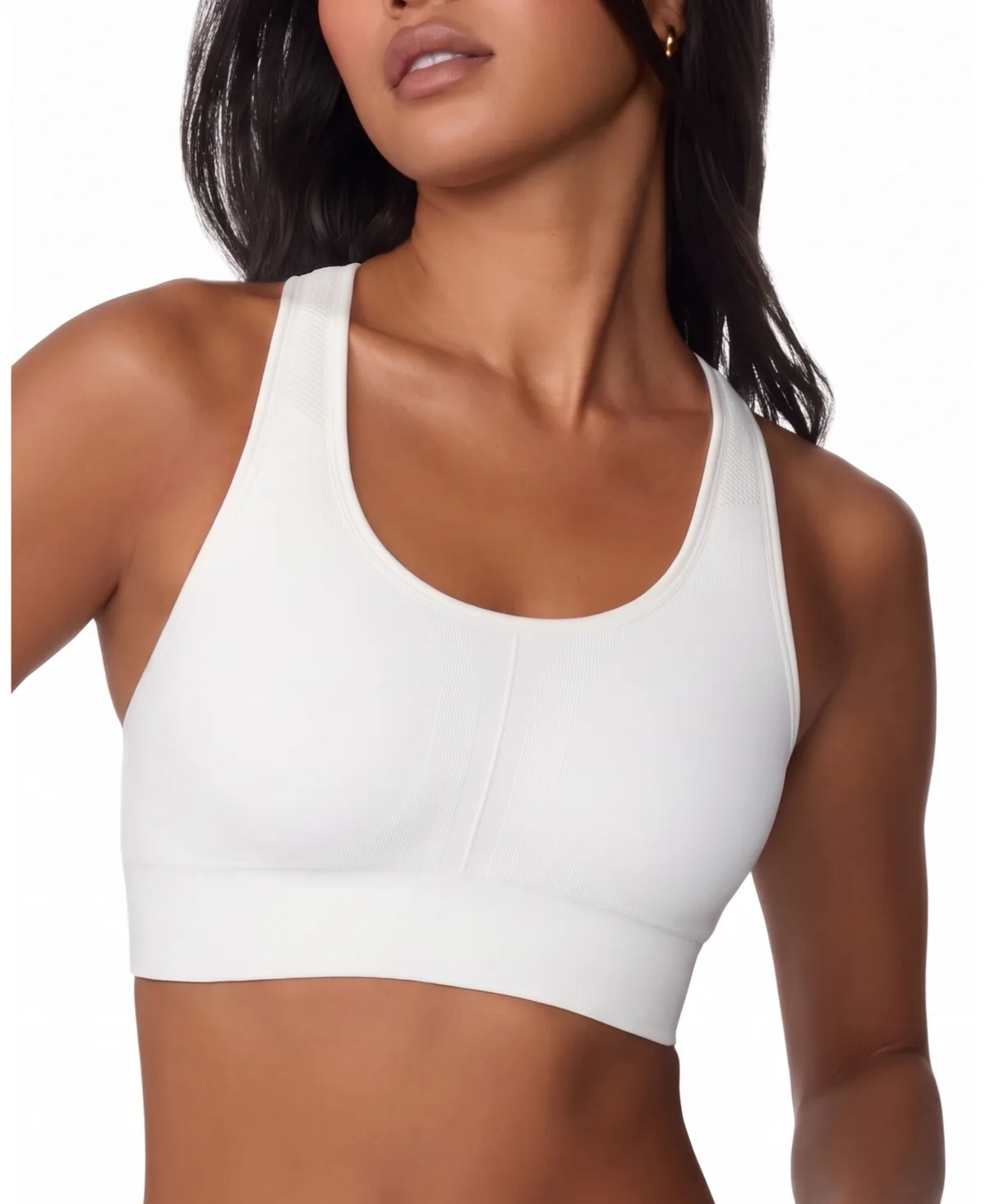 Seamless Racerback Low-Impact Sports Bra by Harper Wilde