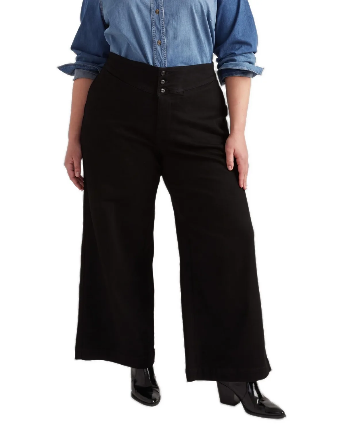 Charlie High-Rise Wide-Leg Sailor Jeans by Universal Standard