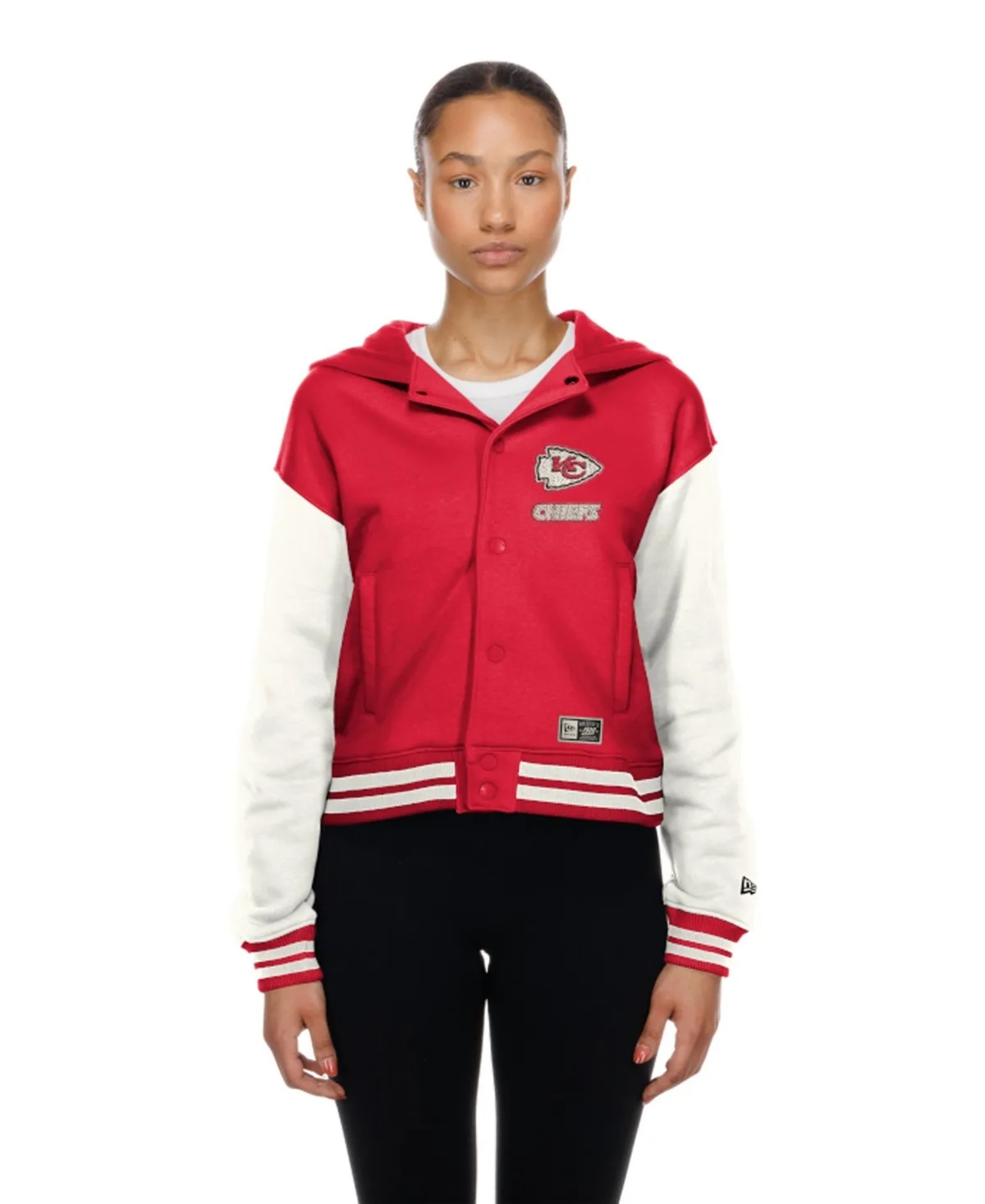 Kansas City Chiefs Throwback Full-Snap Hooded Jacket by New Era