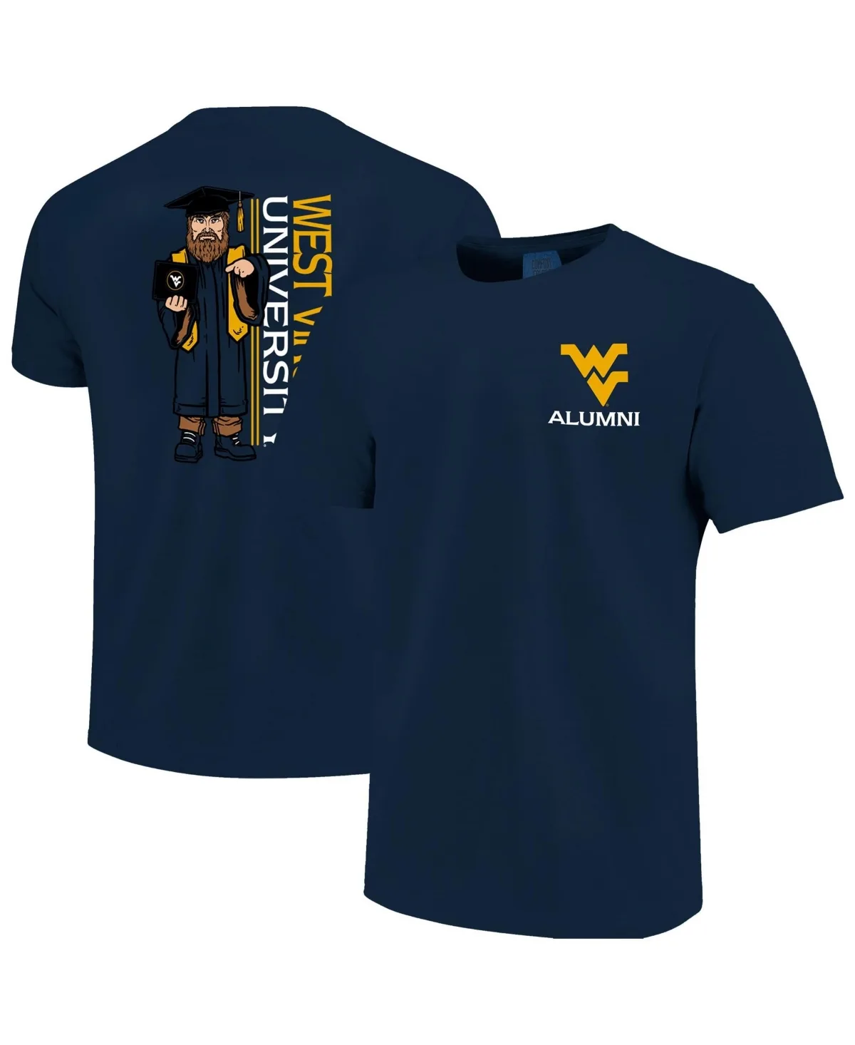 West Virginia Mountaineers Mascot Grad Achievement Unlocked T-Shirt by Image One