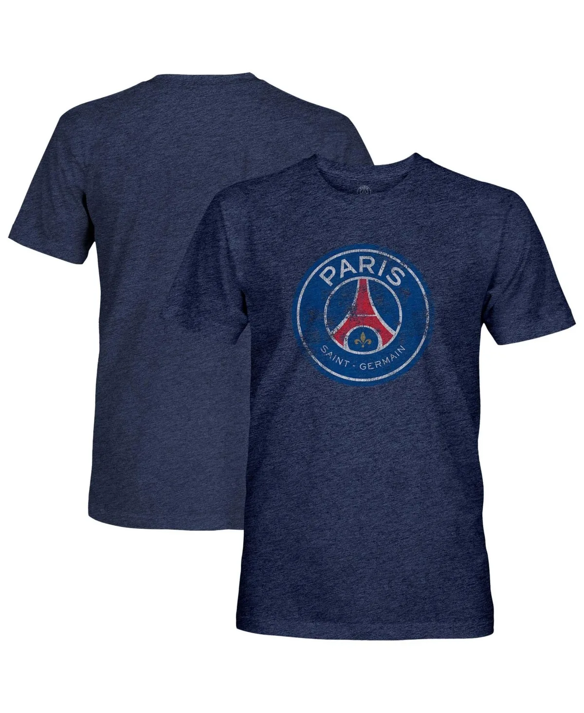 Paris Saint-Germain Color Badge Vintage Tri-Blend T-Shirt by 1863fc
