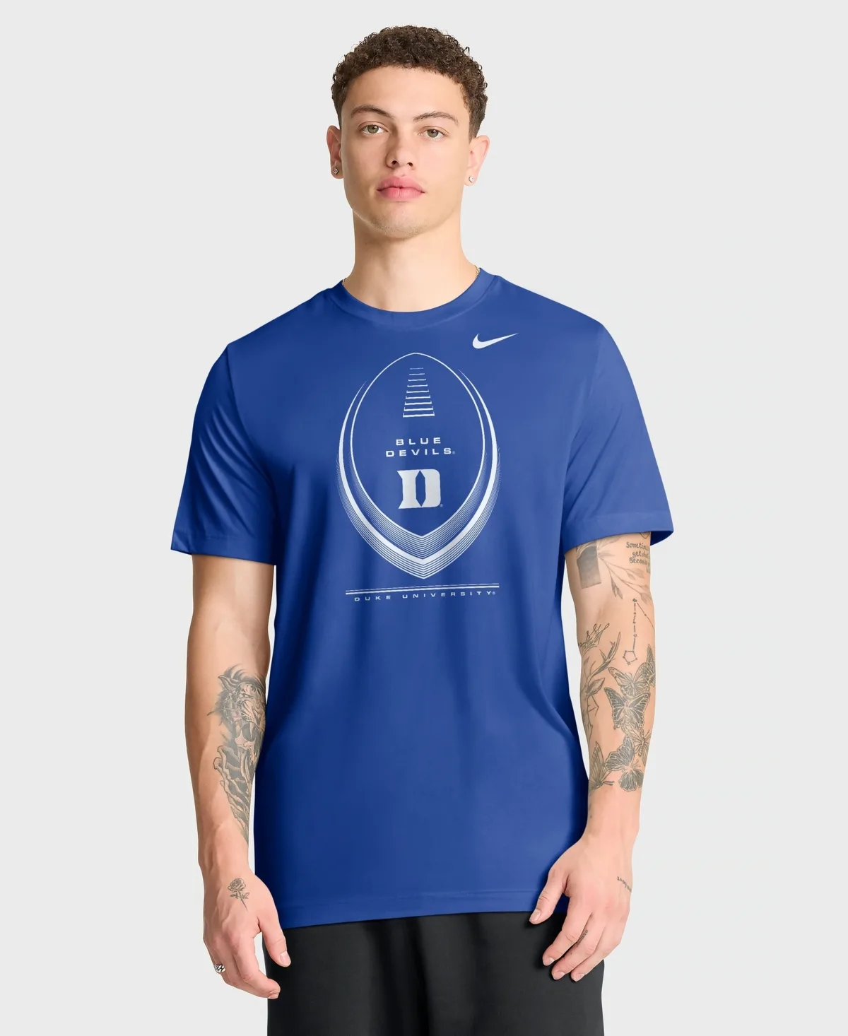Duke Blue Devils Primetime Legend Football Icon Dri-Fit T-Shirt by Nike